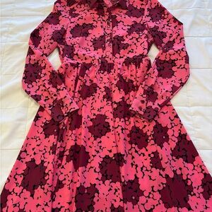 Kate Spade Pink and Red Floral Dress